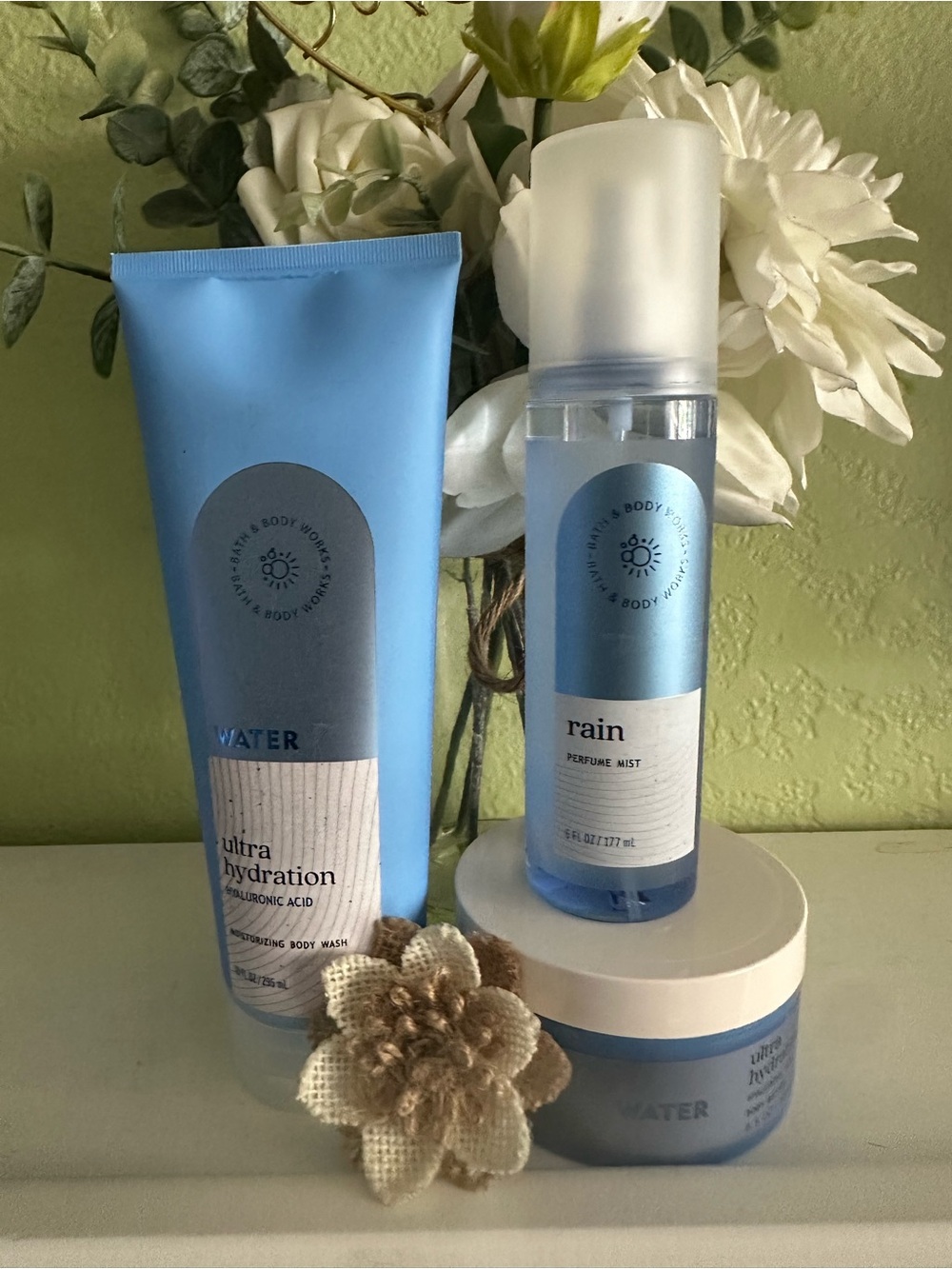 Bath & Body Works Rain Water Body Care Set